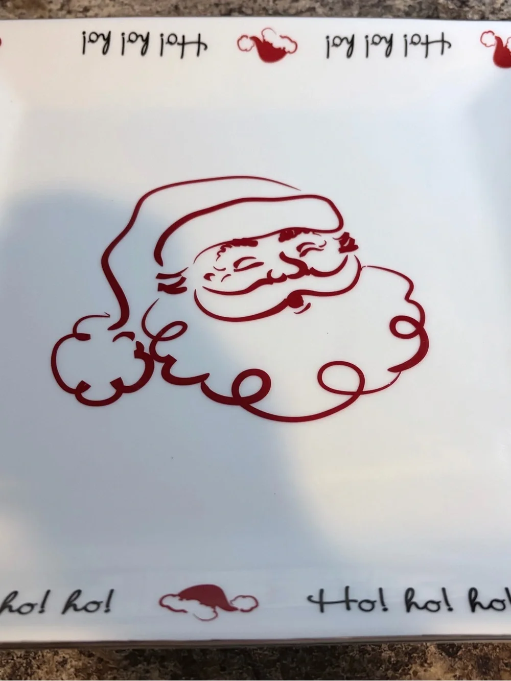 Vintage St Nicholas Square Tis The Season Santa 10.5